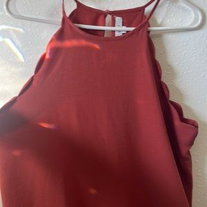 West orange blouse
